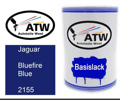 Jaguar, Bluefire Blue, 2155: 500ml Lackdose, von ATW Autoteile West.